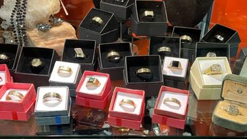 Jewellery worth $100,000 was stolen from an antiques shop in a small NSW town over Easter, leaving the business owner &quot;devastated&quot;.