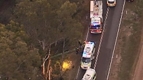 Queensland crash leaves two people in a serious condition, long-weekend holiday-makers at a standstill