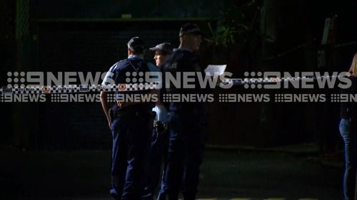 Police have secured the scene and are hunting for two suspects - a man and a woman. Picture: 9NEWS