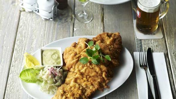 Munich Brauhaus chicken schnitzel