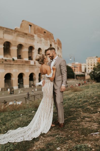My Wedding Day: Couple marries at Rome's Trevi 