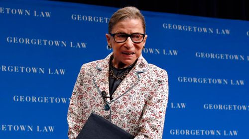 Ginsburg has had a series of health problems. She broke two ribs in a fall in 2012. She has had two prior bouts with cancer and had a stent implanted to open a blocked artery in 2014.