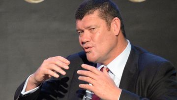James Packer, Australian billionaire and Melco Crown co-chairman speaks during a press conference