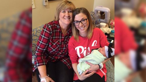 Texan grandmother gives birth to daughter's child in surrogate pregnancy