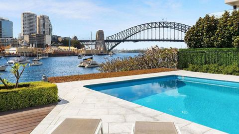 Property real estate Sydney Harbour water view Domain luxury