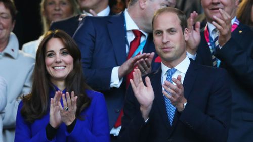 The Duke and Duchess of Cambridge applauded England's Rugby World Cup win. (Getty)