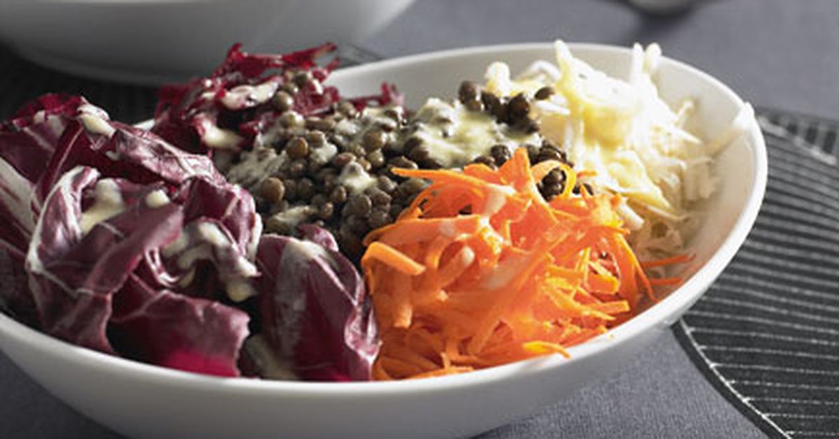 Lentil and root vegetable salad - 9Kitchen