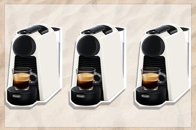 9PR: De'Longhi | Nespresso Essenza Mini Solo | EN85WSOLO | Small Capsule And Pod Coffee Machine | White