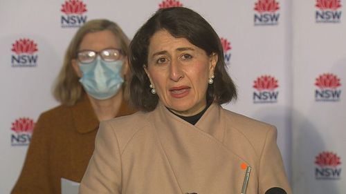 Premier Gladys Berejiklian was happy to see daily case numbers drop to 78.