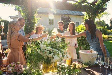 Heather Dorak, Prince Harry, Duke of Sussex, Genevieve Hillis, Julian Zafjen, Kelly Zafjen, Meghan, Duchess of Sussex (aka Meghan Markle) 