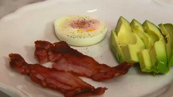 Yes, you can cook crisp bacon and poached eggs in the microwave