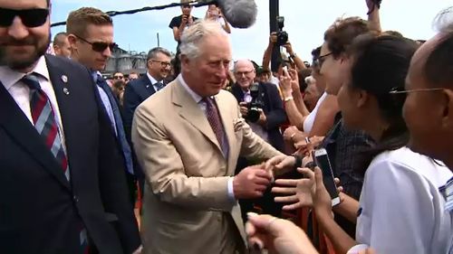 Prince Charles has visited the Bundaberg Rum distillery in Queensland during his visit to Australia.