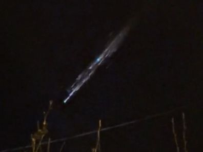 Asteroid sighting in South Melbourne Reddit post.