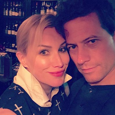 Ioan Gruffudd and wife Alice Evans.