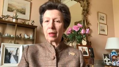 Princess Anne, Princess Royal opens the NHS Louisa Jordan Hospital in Glasgow via video link