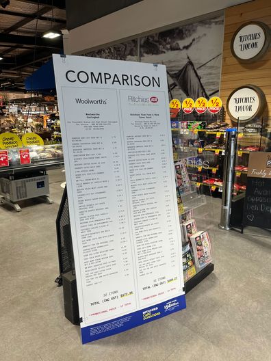 Sydney IGA' displays sign as response to CHOICE claims