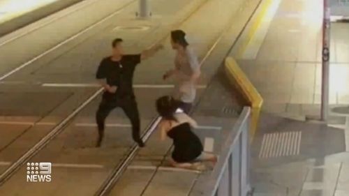 Man fined over ex-lovers brawl on tram tracks in Surfers Paradise