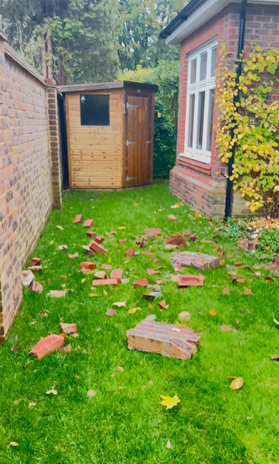 British singer Peter Andre shares shocking footage of house being struck by lightning while inside.