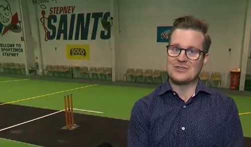 Adam Wickham was in cardiac arrest during a game of indoor cricket and luckily an opponent was also a doctor.