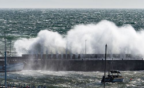 The worst of the weather has passed for now, however another cold front is expected for the end of the week which should bring more rain. Picture: 9NEWS.