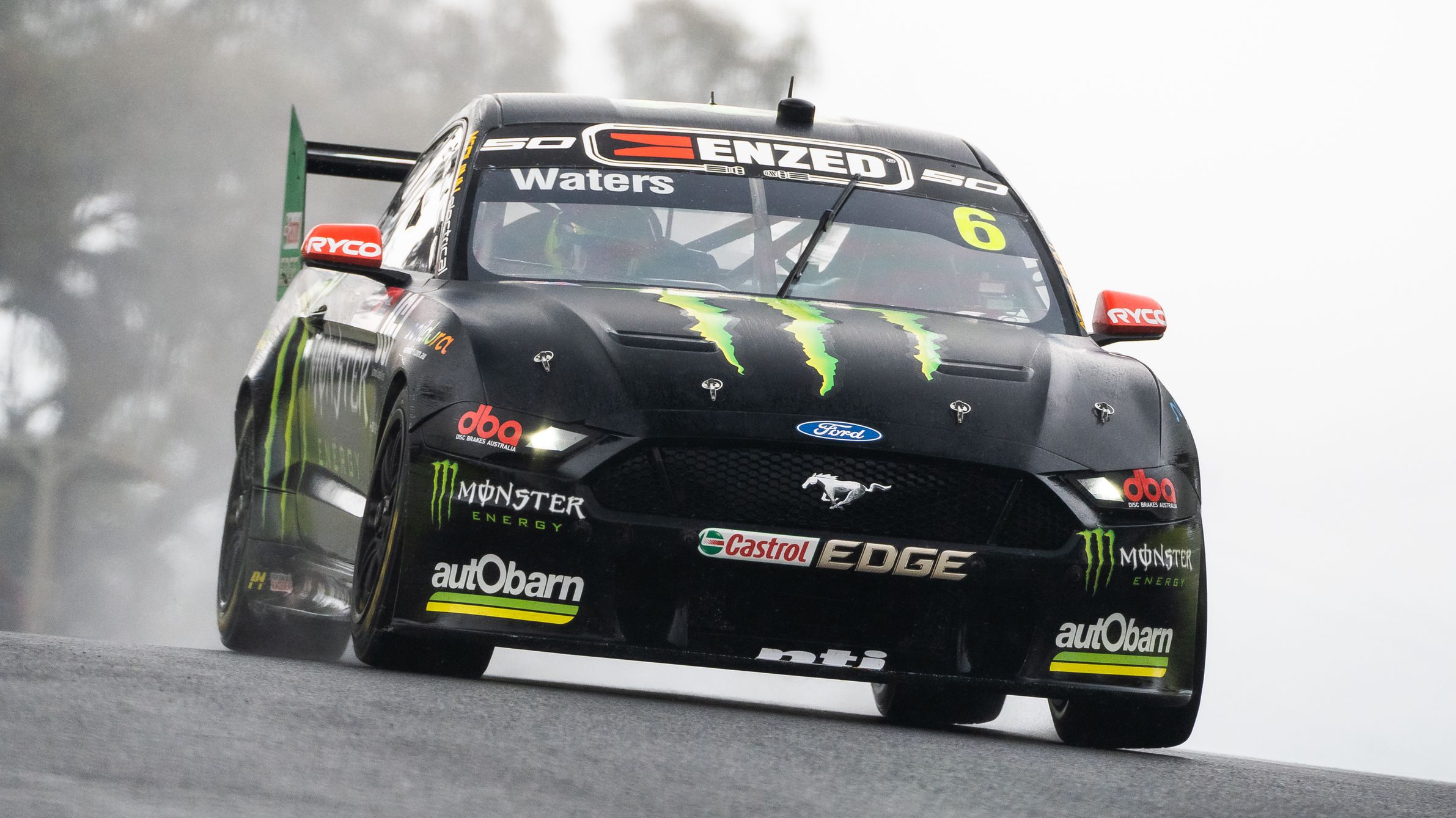 Cameron Waters driver of the #6 Monster Energy Racing Ford Mustang during practice for the Bathurst 1000, which is race 30 of 2022 Supercars Championship Season at Mount Panorama on October 08, 2022 in Bathurst, Australia. (Photo by Daniel Kalisz/Getty Images)