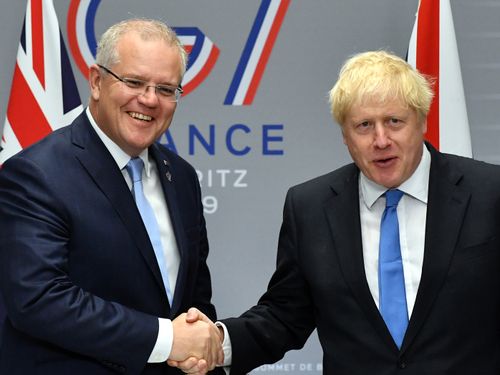 Scott Morrison says the world is paying attention to what Australia is doing after talking trade and strategic issues with leaders at the G7 summit in France.