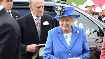 Prince Phillip with Queen Elizabeth. (9NEWS)