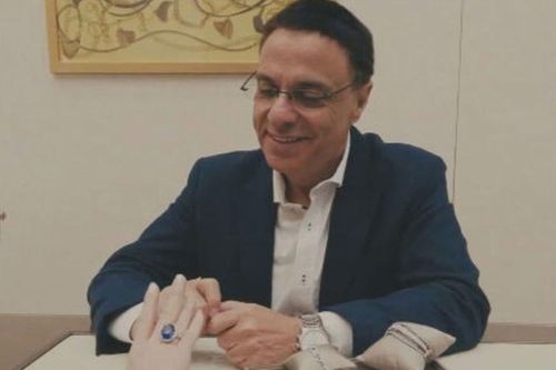 Celeb jeweller Michel Germani.