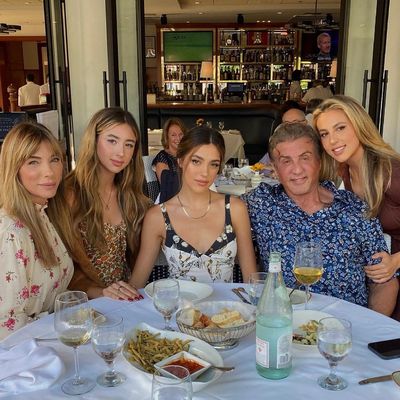 Jennifer Flavin, Scarlet Stallone, Sistine Stallone, Sylvester Stallone and Sophia Stallone: May 2021