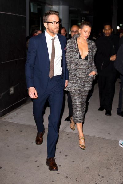 <p>There&rsquo;s no mistaking a power couple, especially one that knows how to dress.</p>
<p> Ryan Reynolds and Blake Lively made a strong case for a matching look  as they stepped out in matching suits at the premiere of <em>A Quiet Place </em>in&nbsp;April<br />
<br />
With Lively clad in a co-ordinating ensemble by Chanel Haute Couture and Reynolds in a classic navy windowpane suit with a crisp white shirt, the couple transformed themselves into a modern-day JFK and Jackie O.&nbsp;</p>