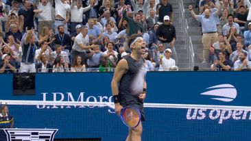 Alcaraz floored in point of the tournament