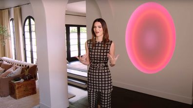 The James Turrell artwork is one of Kendall Jenner's favourite additions to the home.