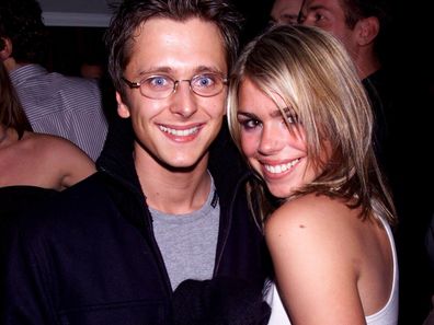Billie Piper and Richie Neville from the boy band 5ive on February 16, 2000 in London. (Photo by Dave Hogan/Getty Images)
