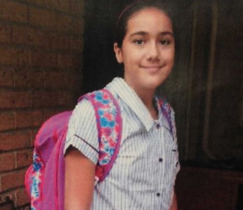 Tiahleigh's uniform and backpack (pictured) remain missing.