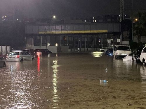 Flooding on Ronayne Street. 