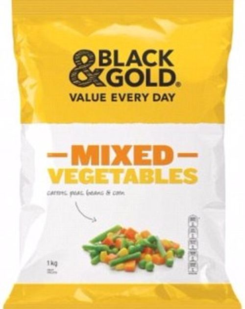 Metcash has recalled 1kg Black &amp; Gold's Mixed Vegetables from IGA, Campbells and Independent Grocers. Picture: Supplied 