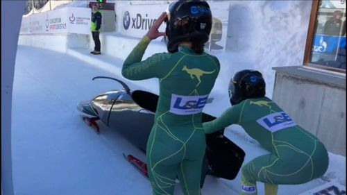 The Australian women's bobsled team won't be heading to the Winter Olympics this year, despite qualifying. (9NEWS)