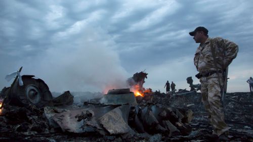 MH17 went down over Ukraine on July 17, 2014. (AAP)