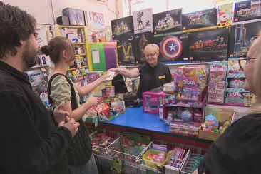 At Toy World in Ferntree Gully, an anonymous woman paid off every gift on layby, which totalled $8500.