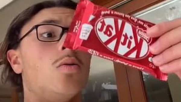 Tiktok videos go mad for the right way to eat a Kitkat
