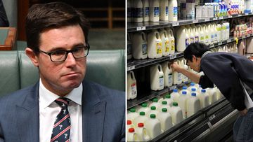 David Littleproud Woolworths Coles Aldi milk controversy