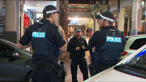 Emergency services closed Hindley st for over an hour while they investigated. Photo: Supplied