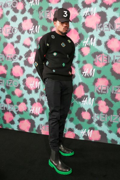 Chance the Rapper at H&amp;M x Kenzo