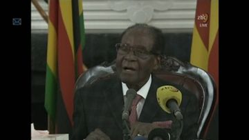 9RAW: Mugabe refuses to resign after 20-minute speech