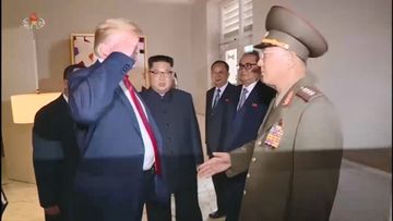 Trump's salute to North Korea raises eyebrows