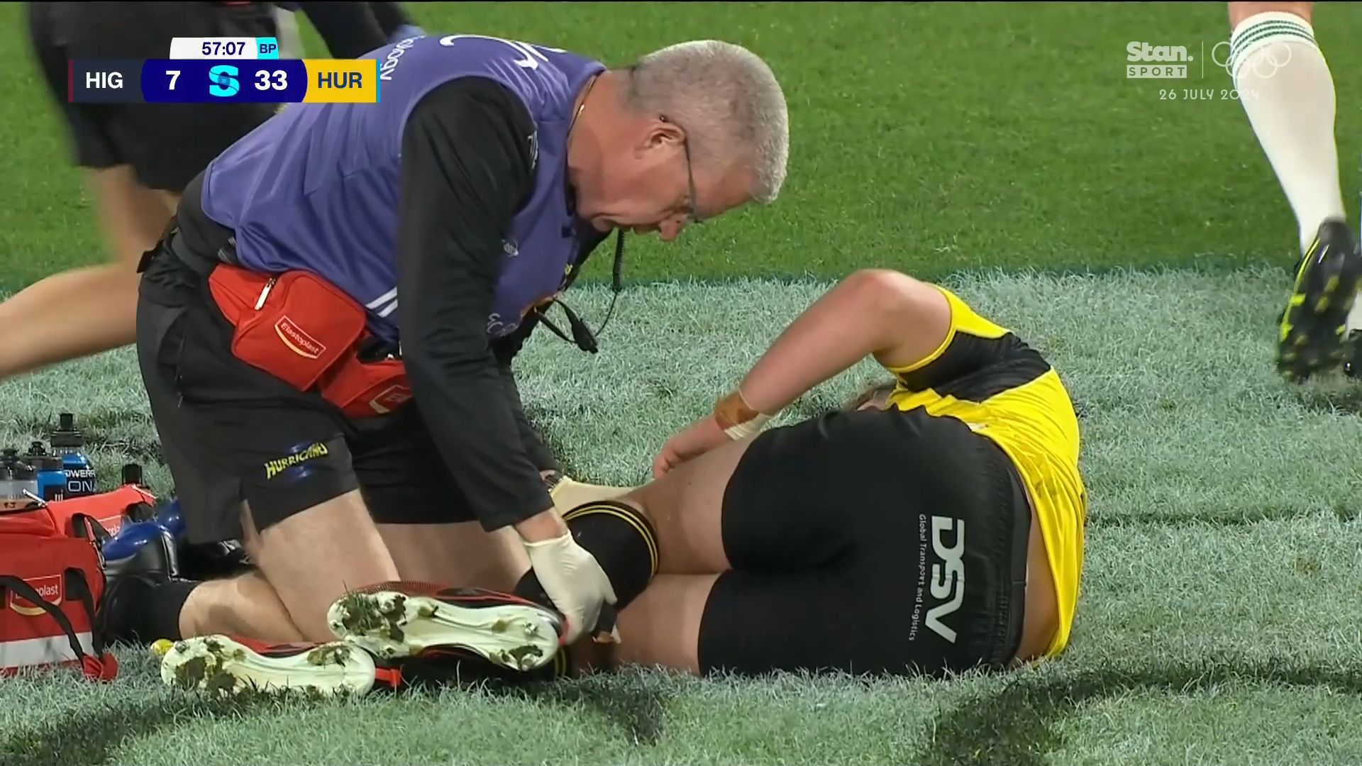 Hurricanes star Cam Roigard suffers horror injury in huge blow to Super Rugby title hopes