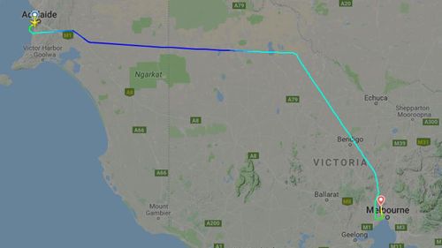QF706 landed safely in Melbourne.