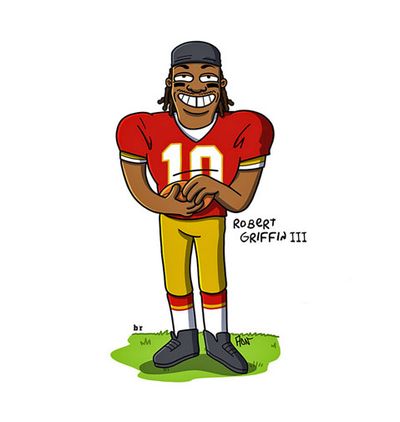 Washington Redskins quarterback Robert Griffin III