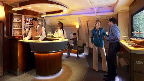 The Emirates' A380 first and business class 