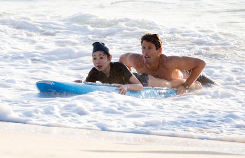 Waverley Council lifeguard Anthony Carroll managed to pull the woman onto a surfboard.